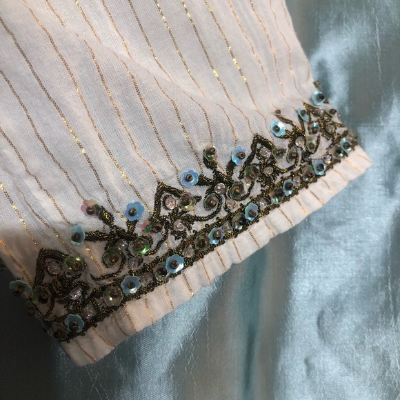 Ethnic embellishes &embroidered tunic top, XL - Picture 3 of 7